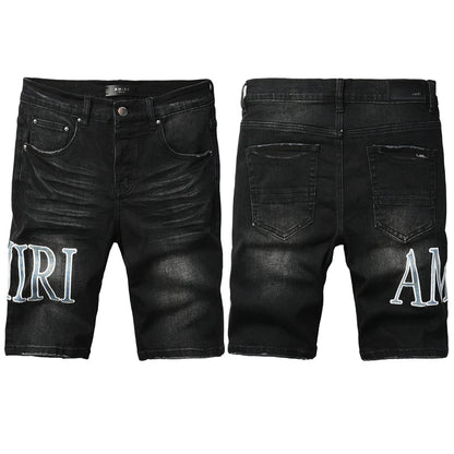 SALL AMIRI  Fashion Denim shorts 6005