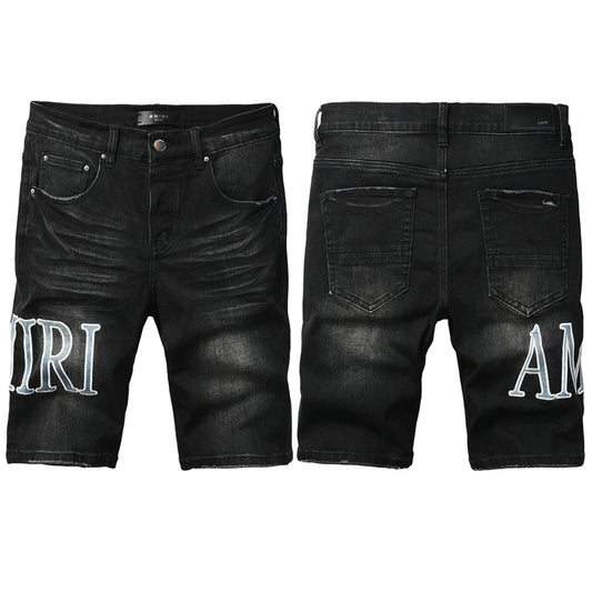 SALL AMIRI  Fashion Denim shorts 6005