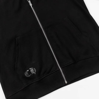 Chrome Hearts Graphic Zip-Up Hoodie