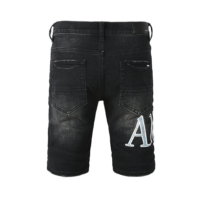 SALL AMIRI  Fashion Denim shorts 6005