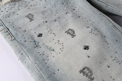 SALL Purple Fashion jeans 9127