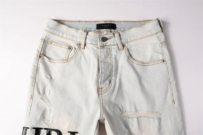 SALL AMIRI  Fashion Denim shorts 6001