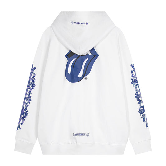Chrome Hearts Graphic Zip-Up Hoodie