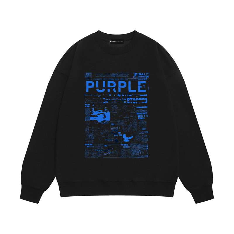 SALL Purple Fashion sweatshirts