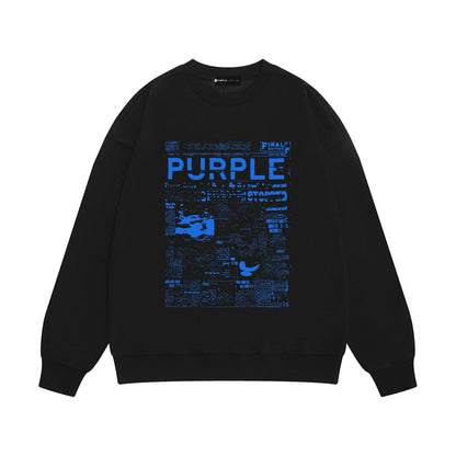 SALL Purple Fashion sweatshirts