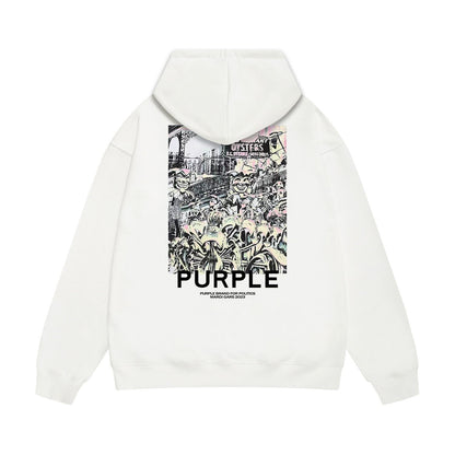 SALL Purple Fashion sweatshirts