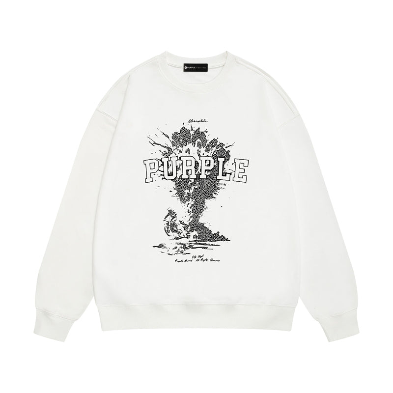 SALL Purple Fashion sweatshirts