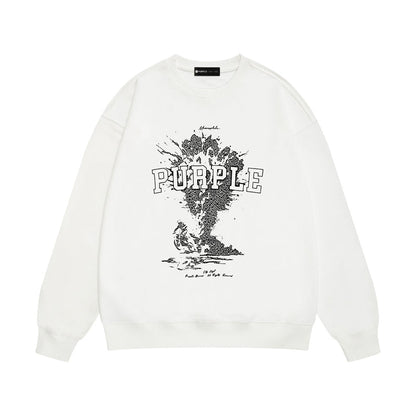 SALL Purple Fashion sweatshirts