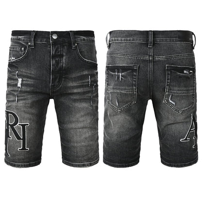SALL AMIRI  Fashion Denim shorts 6004