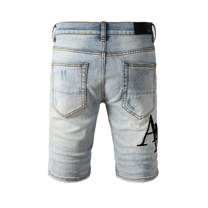 SALL AMIRI  Fashion Denim shorts 6009