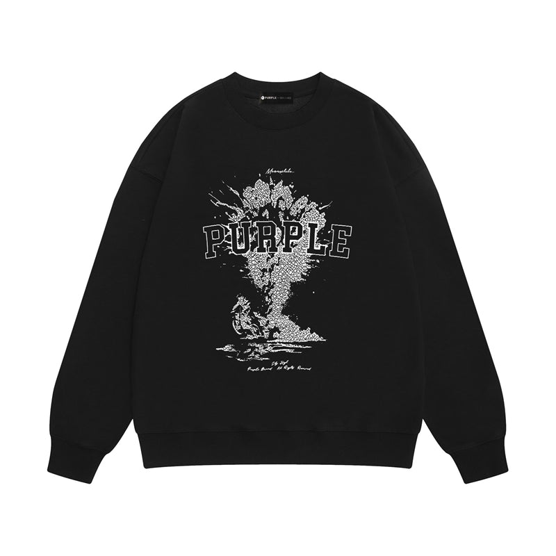 SALL Purple Fashion sweatshirts