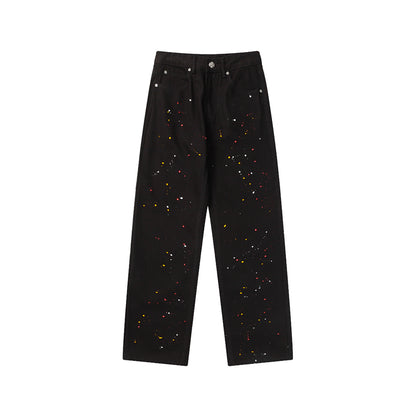 Chrome Hearts Distressed Denim Jeans | Stretch Tapered Fit