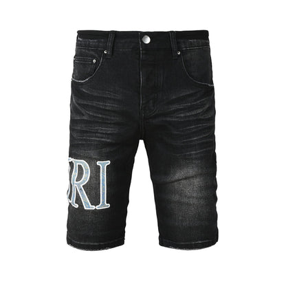 SALL AMIRI  Fashion Denim shorts 6005
